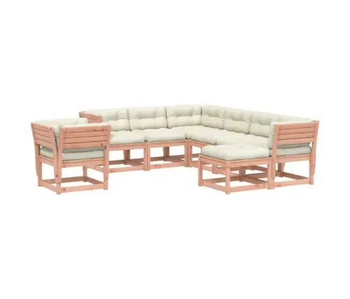 8-Daļīgs Dārza Atpūtas Mēbeļu Komplekts Ar Matračiem, Egle Vidaxl