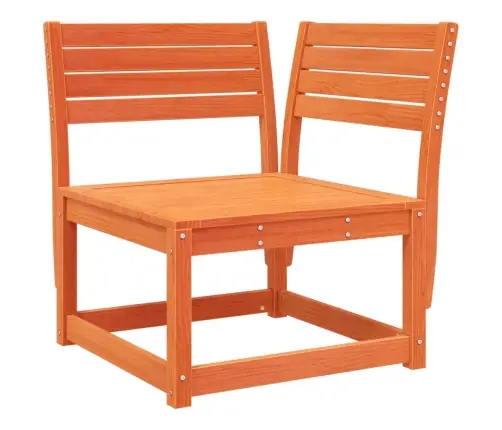 Sodo Sofos Komplektas, 5 Dalių, Vaško Rudas, Pušies Masyvas