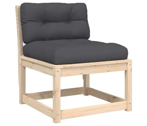 Sodo Sofos Komplektas Su Pagalvėlėmis, 5 Dalių, Pušies Masyvas