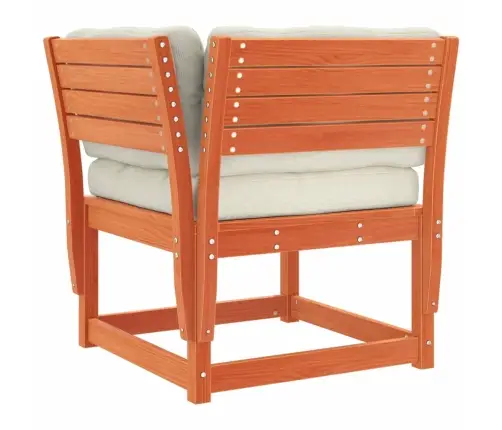 5-Osaline Aiadiivani Komplekt Patjadega, Vahapruun, Männipuit