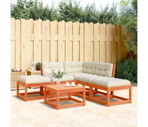 5-Osaline Aiadiivani Komplekt Patjadega, Vahapruun, Männipuit