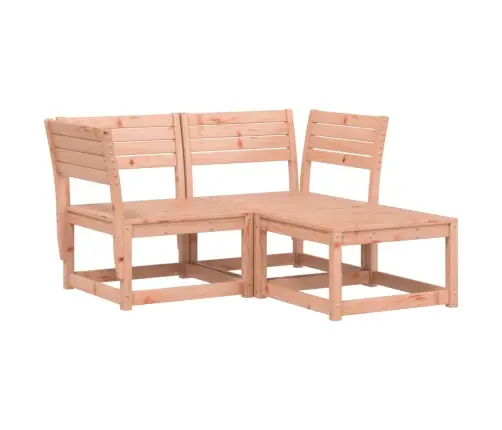 3-Daļīgs Dārza Dīvānu Komplekts, Egles Masīvkoks Vidaxl