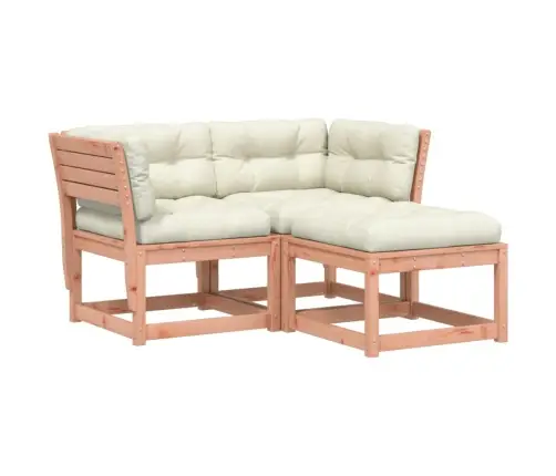 3-Osaline Aiadiivani Komplekt Patjadega, Ebatsuuga Puit