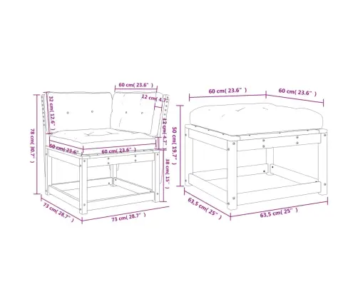 3-Osaline Aiadiivani Komplekt Patjadega, Ebatsuuga Puit