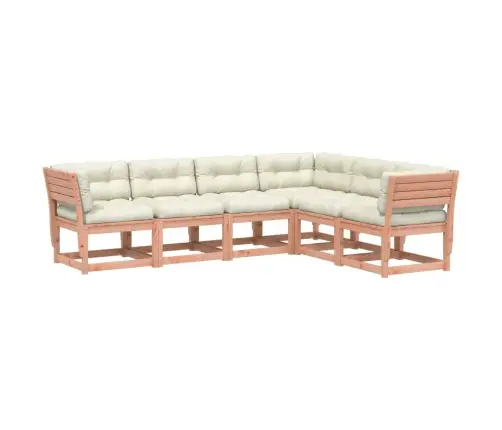 6-Osaline Aiadiivani Komplekt Patjadega, Ebatsuuga Puit