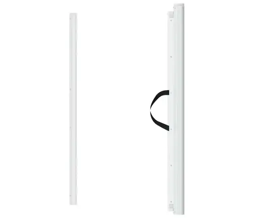 Ištraukiami Varteliai Augintiniams, Baltos Spalvos, 102,5X125Cm