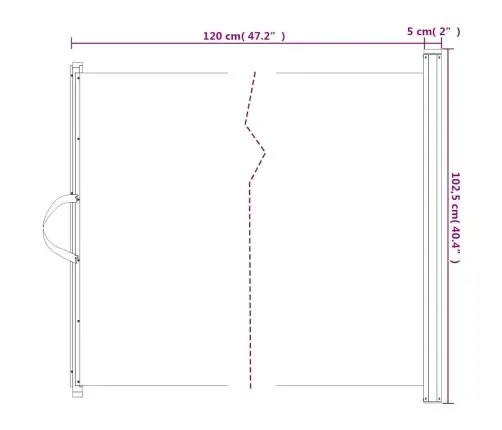 Ištraukiami Varteliai Augintiniams, Baltos Spalvos, 102,5X125Cm