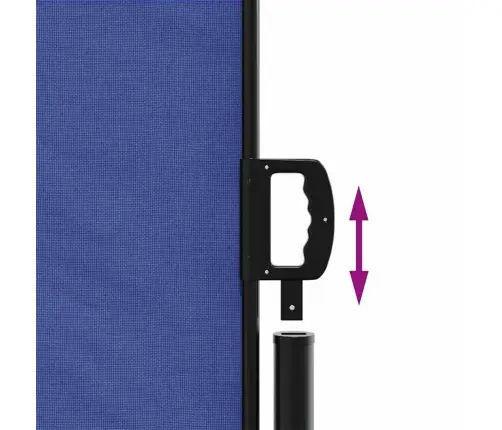 Ištraukiama Šoninė Markizė, Mėlynos Spalvos, 117X300Cm