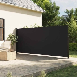 Izvelkama Sānu Markīze, Melna, 160X300 Cm Vidaxl