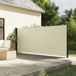 Izvelkama Sānu Markīze, Krēmkrāsas, 160X300 Cm Vidaxl