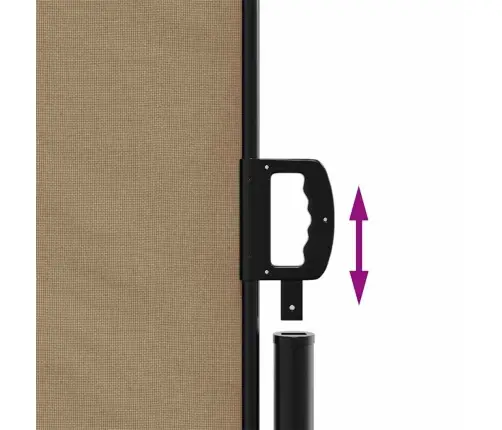 Lahtitõmmatav Külgsein, Hallikaspruun, 160 X 300 Cm