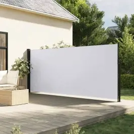 Ištraukiama Šoninė Pertvara, Baltos Spalvos, 170X300Cm