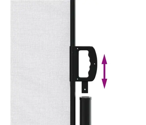 Izvelkama Sānu Markīze, Balta, 100X500 Cm Vidaxl