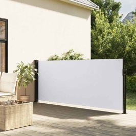 Lahtitõmmatav Külgsein, Valge, 100 X 500 Cm