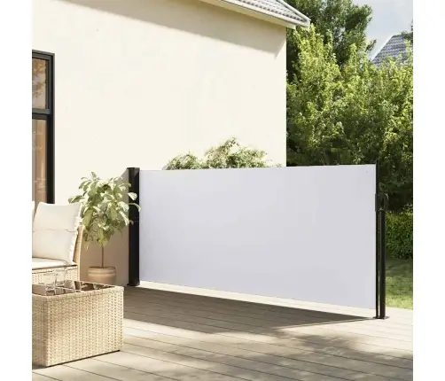 Izvelkama Sānu Markīze, Balta, 100X500 Cm Vidaxl