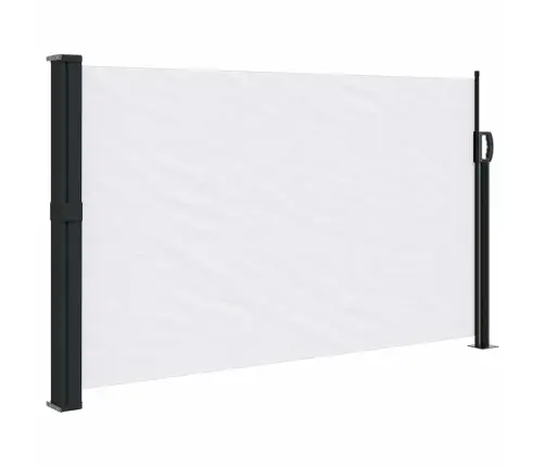 Ištraukiama Šoninė Markizė, Baltos Spalvos, 120X500Cm