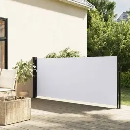 Izvelkams Sānu Markīze, Balta, 120X500 Cm Vidaxl