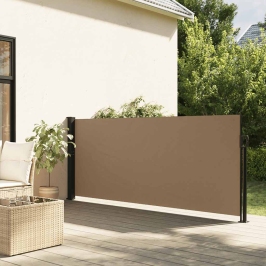 Izvelkams Sānu Markīze, Pelēkbrūns, 120X500 Cm Vidaxl