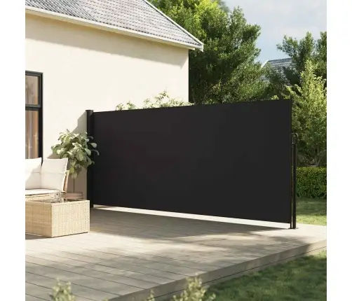 Izvelkama Sānu Markīze, Melna, 180X500 Cm Vidaxl