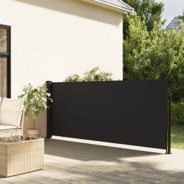 Izvelkams Sānu Aizslietnis, Melns, 120X600 Cm Vidaxl