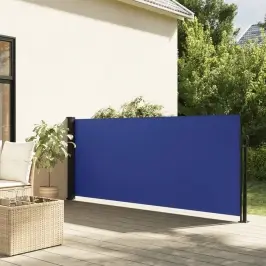 Ištraukiama Šoninė Pertvara, Mėlynos Spalvos, 120X600Cm