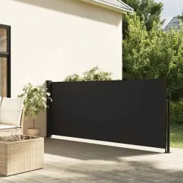 Lahtitõmmatav Külgsein, Must, 140 X 600 Cm
