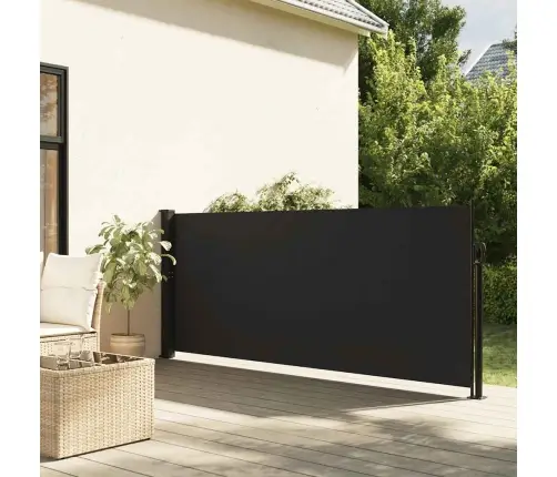Izvelkams Sānu Aizslietnis, Melns, 140X600 Cm Vidaxl