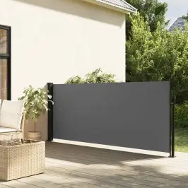 Izvelkama Sānu Markīze, Antracīta Krāsā, 140X600 Cm Vidaxl