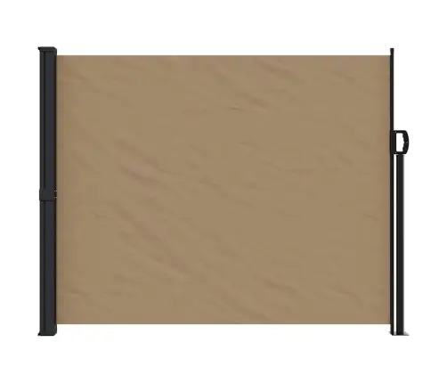 Ištraukiama Šoninė Pertvara, Taupe Spalvos, 160X600Cm