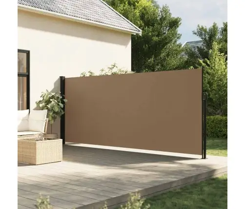 Ištraukiama Šoninė Pertvara, Taupe Spalvos, 160X600Cm