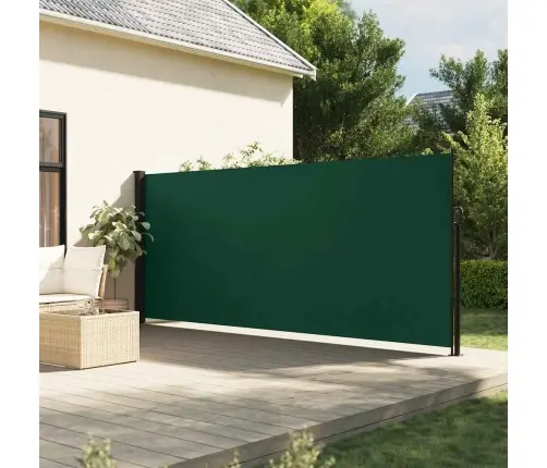 Ištraukiama Šoninė Markizė, Tamsiai Žalios Spalvos, 180X600Cm