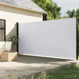 Izvelkama Sānu Markīze, Balta, 200X600 Cm Vidaxl