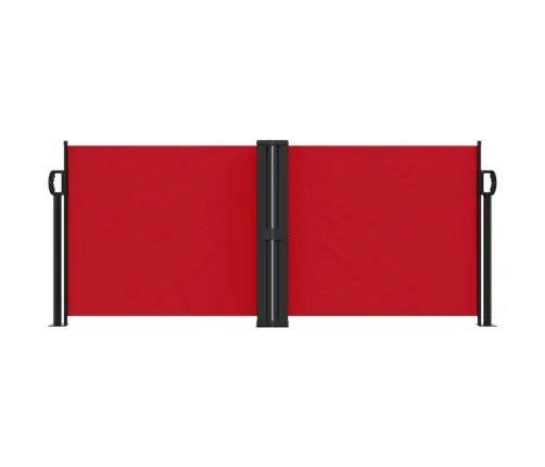 Ištraukiama Šoninė Pertvara, Raudonos Spalvos, 100X600Cm