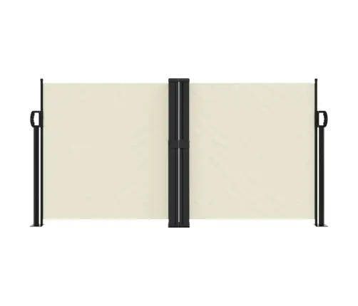 Ištraukiama Šoninė Pertvara, Kreminės Spalvos, 120X600Cm