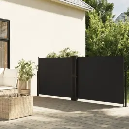 Izvelkams Sānu Aizslietnis, Melns, 140X600 Cm Vidaxl