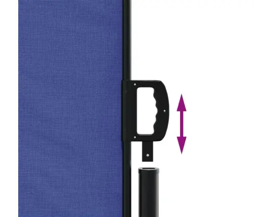 Lahtitõmmatav Külgsein, Sinine, 140 X 600 Cm