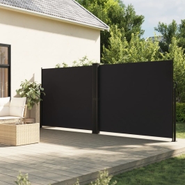 Izvelkams Sānu Aizslietnis, Melns, 160X600 Cm Vidaxl