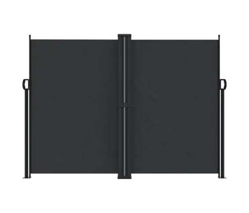 Lahtitõmmatav Külgsein, 180 X 600 cm Must