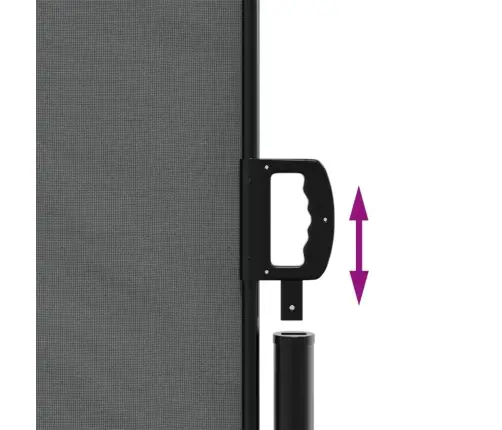 Izvelkama Sānu Markīze, Antracītpelēka, 180X600 Cm Vidaxl