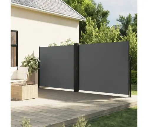 Izvelkama Sānu Markīze, Antracītpelēka, 180X600 Cm Vidaxl