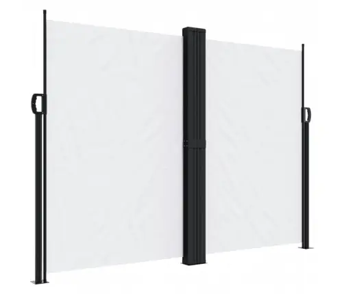 Ištraukiama Šoninė Markizė, Baltos Spalvos, 180X600Cm