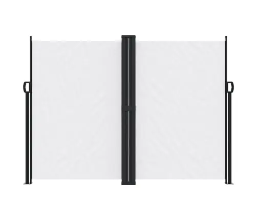 Ištraukiama Šoninė Markizė, Baltos Spalvos, 180X600Cm