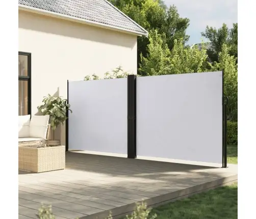 Ištraukiama Šoninė Markizė, Baltos Spalvos, 180X600Cm