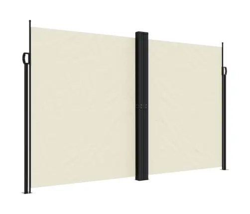 Izvelkama Sānu Markīze, Krēmkrāsas, 200X600 Cm Vidaxl