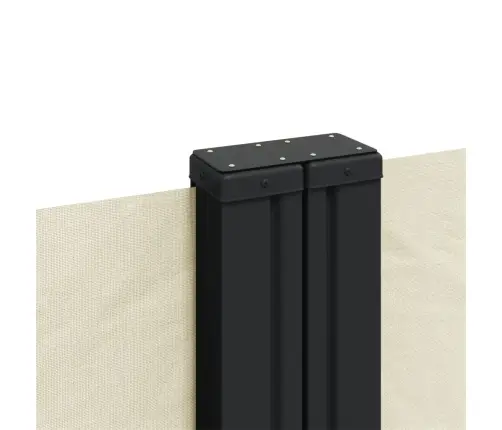 Izvelkama Sānu Markīze, Krēmkrāsas, 200X600 Cm Vidaxl