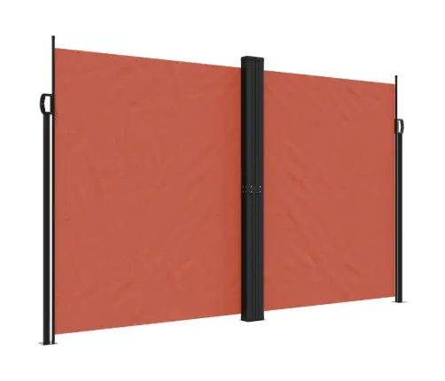 Izvelkama Sānu Markīze, Sarkanbrūna, 200X600 Cm Vidaxl