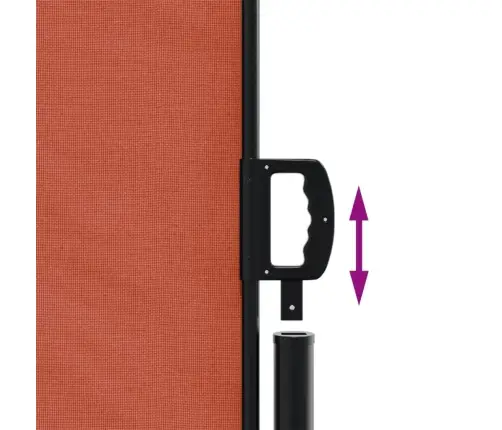 Lahtitõmmatav Külgsein, Terrakota, 100 X 1000 Cm