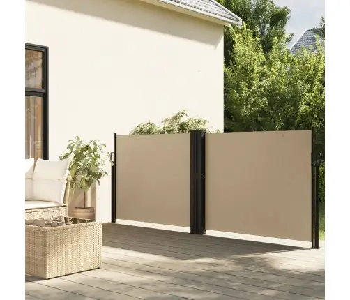 Izvelkams Sānu Aizslietnis, Bēša, 120X1000 Cm Vidaxl