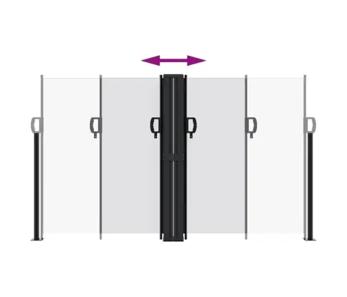 Izvelkams Sānu Aizslietnis, Balta, 140X1000 Cm Vidaxl