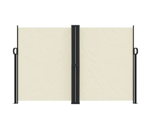 Ištraukiama Šoninė Pertvara, Kreminės Spalvos, 160X1000Cm